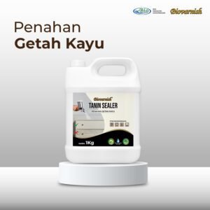 Cat Biovarnish Tanin Sealer Blocking Getah Kayu 1 kg