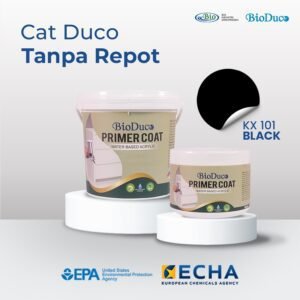 Cat Dasar Kayu Duco Kecil Putih dan Hitam - Bioduco Primer Coat 400gram