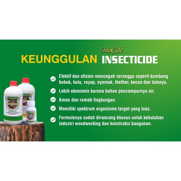 Pengawet Kayu Anti Rayap Kumbang Bubuk dan Serangga - Biocide Insecticide 100gr - Image 3
