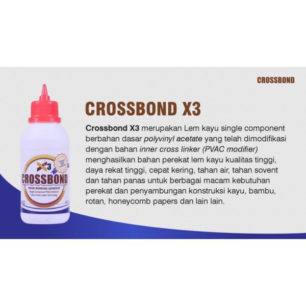 Lem Kayu Crossbond X3 untuk Konstruksi - Image 2