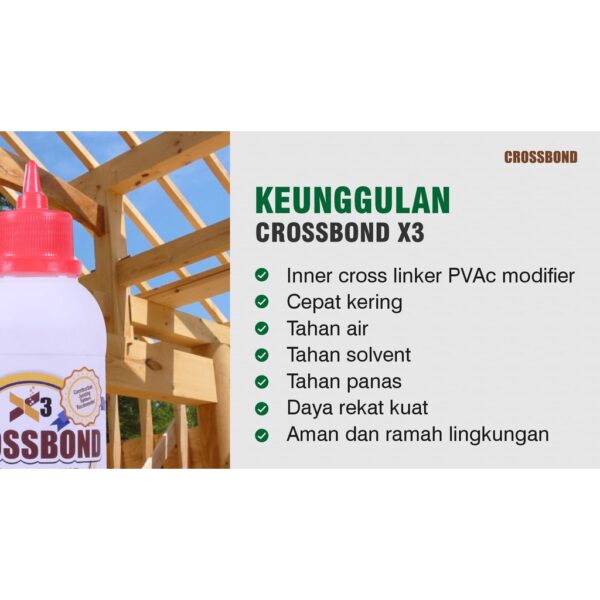 Lem Kayu Crossbond X3 untuk Konstruksi - Image 3